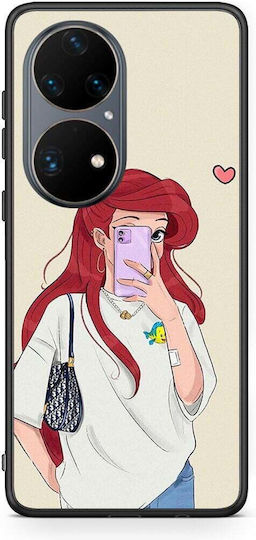 Smartfits Mermaid Umschlag Rückseite Weiß (Huawei P50) 8469459599699_46831885189459
