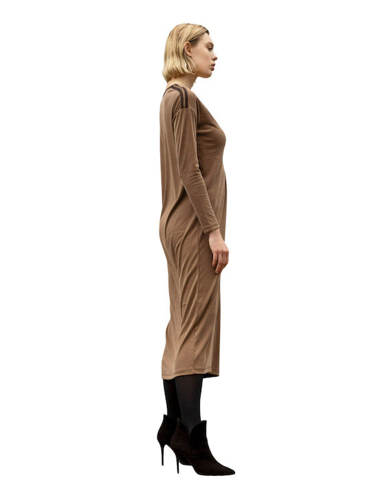 Midi Рокля Light Camel