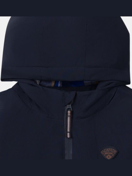 Waterproof Kids’ Casual Sleeveless Short Blue Jacket