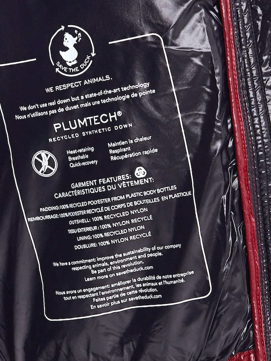 Дамско зимно Puffer яке Червено