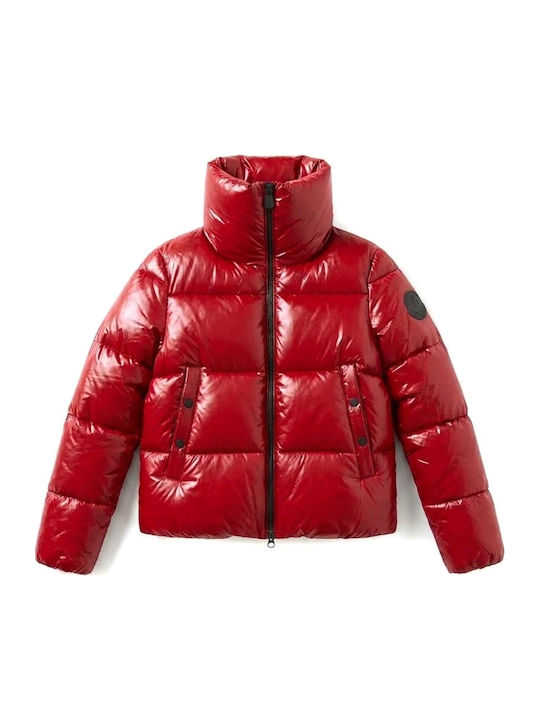 Дамско зимно Puffer яке Червено