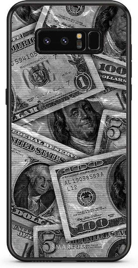 Smartfits Money Dollars Umschlag Rückseite Gray (Galaxy Note 8)