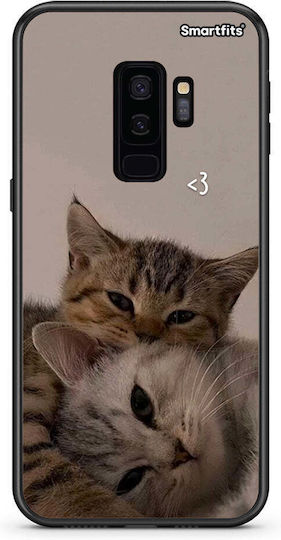 Smartfits Cats In Love Задна корица Бежов (Galaxy S9+) 8559111012691_47176330182995