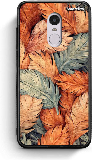 Smartfits Autumn Leaves Umschlag Rückseite Orange (Redmi Note 4) 8558193934675_47172818272595