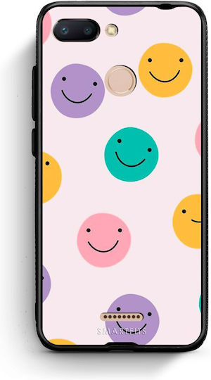 Smartfits Smiley Faces Back Cover Πολύχρωμο (Redmi 6)