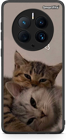 Smartfits Cats In Love Задна корица Бежов (Huawei Mate 50 Pro)