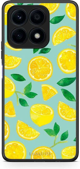 Smartfits Lemons Umschlag Rückseite Grün (Honor X8a)