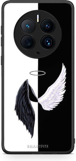 Smartfits Angels Demons Umschlag Rückseite Schwarz (Huawei Mate 50 Pro) A00_SM1-HU-MAT50PR_ANGELSDEMONS_