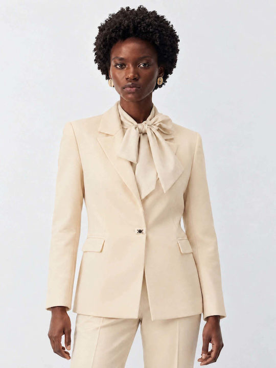 Bill Cost Langer Damenblazer Vanille