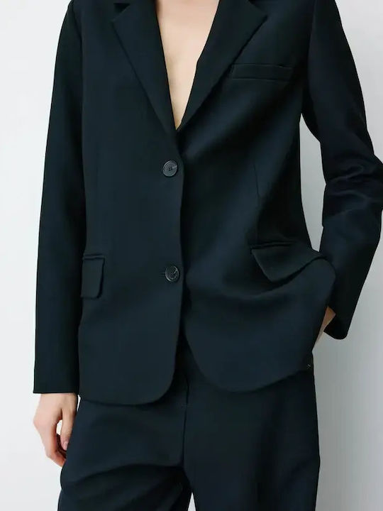 Grace & Mila Langer Damenblazer Dark Blue