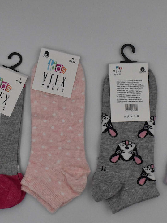 Vtex Socks Παιδικές Κάλτσες Πολύχρωμες 4 Ζευγάρια