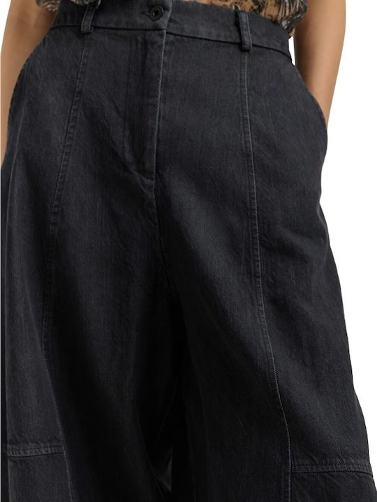 Rinda Damenjeans in lockerer Passform Schwarz