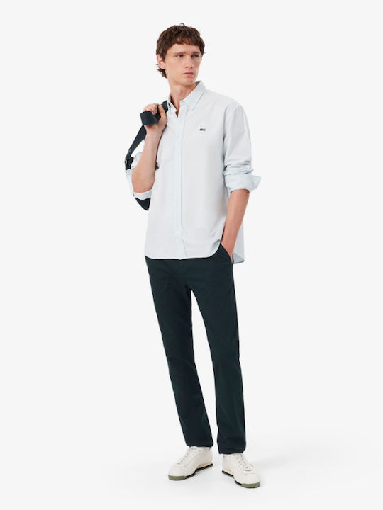 Lacoste Παντελόνι Chino Slim Fit Κυπαρισσί