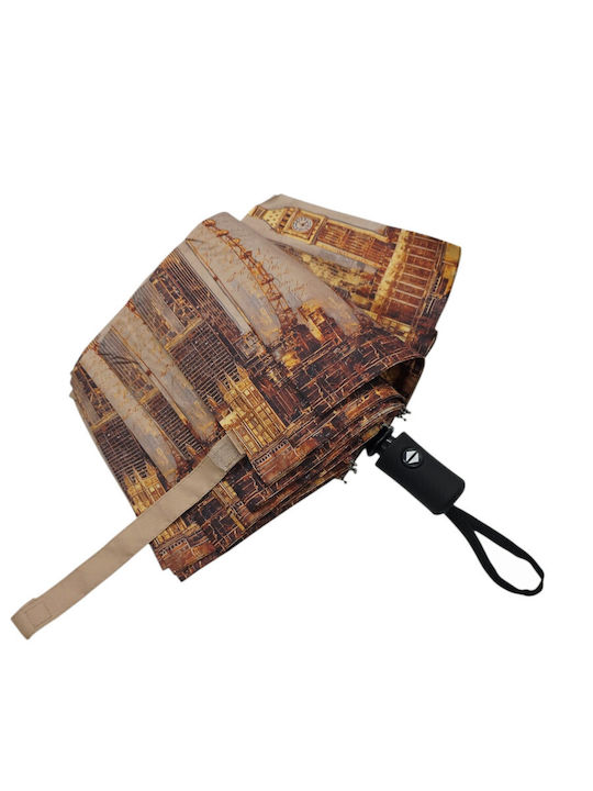 Y Not? Windproof Automatic Compact Multicolour Rain Umbrella