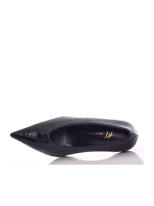 Spitze Lederpumps Black