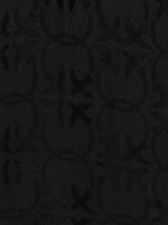 Pinko Monogram Women's Scarf Black