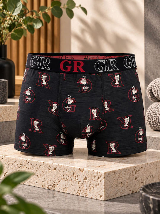 Men's Multicolour Printed Boxers 4-Pack
