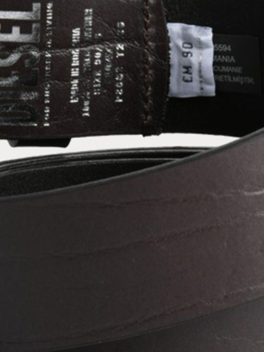 Brown Leather Women's Belt