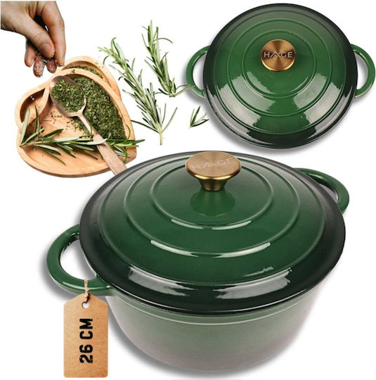 Atusa Oală joasă din fontă 3lt / 22cm Atusa Oală joasă din fontă 3lt / 22cm