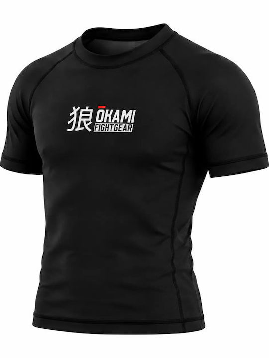 Okami Παιδική Κοντομάνικη Μπλούζα ORS149 για Jiu-Jitsu / MMA Μαύρη