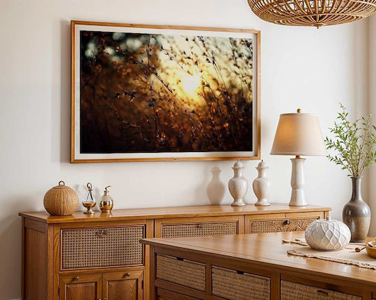 Golden Sunlight Poster Pst25121 50cm X 70cm Premium Black Wooden Frame-60570pd122353f55323