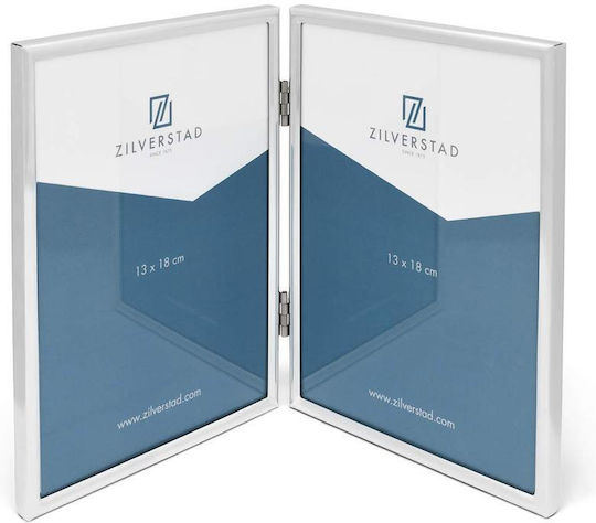 Zilverstad Multi Picture Frame with Silver Metallic Frame 13x18