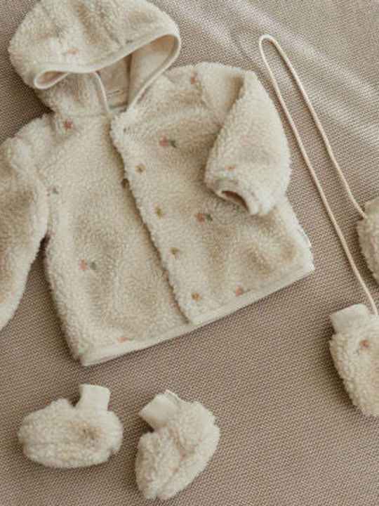 Little Dutch Βρεφικά Μποτάκια Αγκαλιάς Μπεζ Teddy