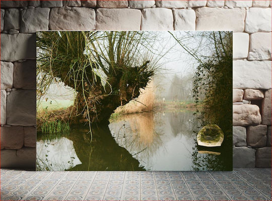 Πίνακας Reflection An Old Tree By River Αντανάκλαση Ενός Παλιού Δέντρου Δίπλα Στον Ποταμό 100x70