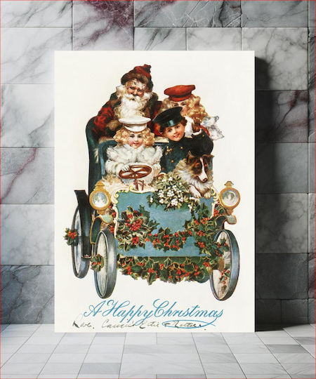 A Happy Christmas Ca.1900s From Miriam Ira D Wallach Division Art Prints Photographs Picture Collection Published A Happy Christmas Ca.1900s From Miriam Ira D Wallach Division Art Prints Photographs Picture Collection Published