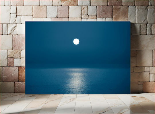 Moonlit Sea Φεγγαρόλουστη Θάλασσα 1 σε Καμβά Moonlit Sea Φεγγαρόλουστη Θάλασσα 1 σε Καμβά