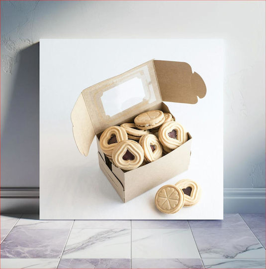 Heart Cookies In A Box Μπισκότα Καρδιάς Σε Κουτί 1 Heart Cookies In A Box Μπισκότα Καρδιάς Σε Κουτί 1