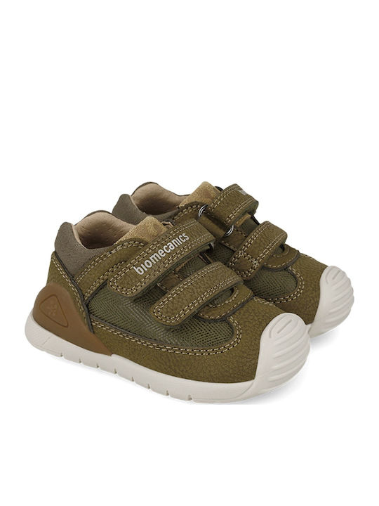 Kinder Sneaker mit Klettverschluss Khaki