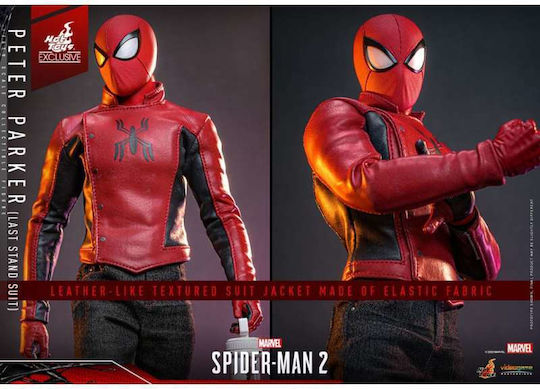 Spider-Man 2 Action Figure 1/6 Scale Peter Parker Last Stand Suit Hot Toys Exclusive 30cm Tall