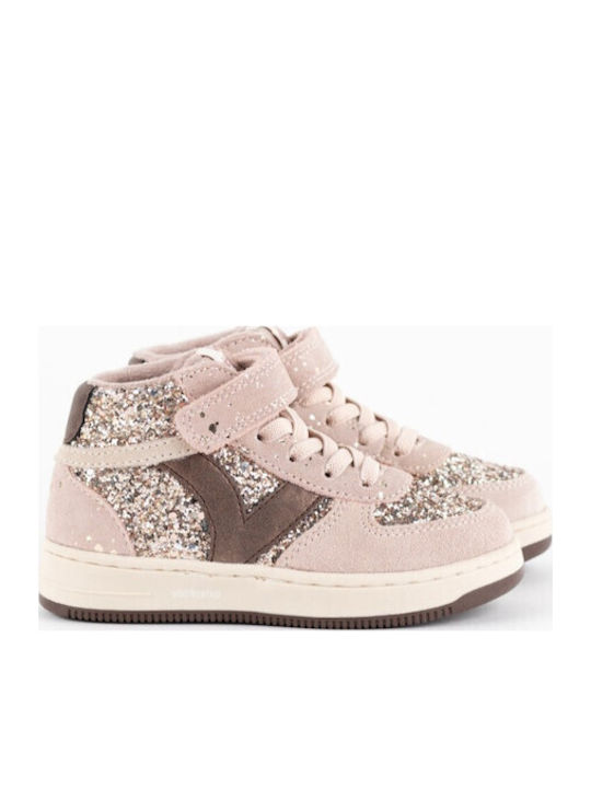 Παιδικά Sneakers High Ροζ