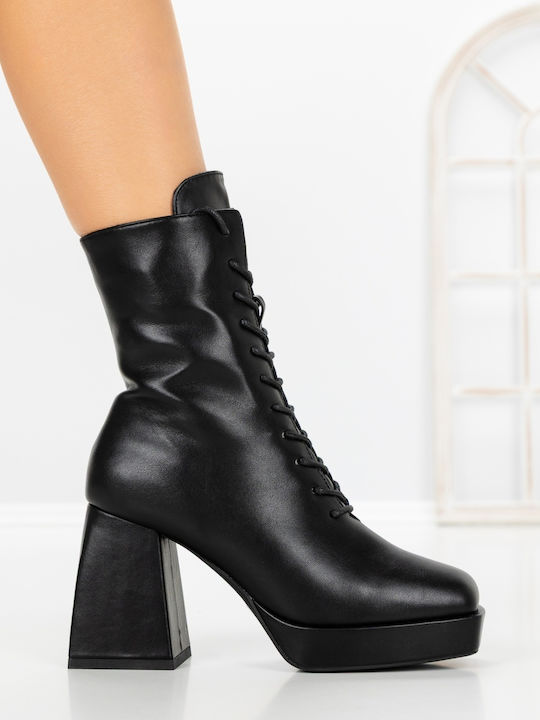 Damen-Stiefeletten Black