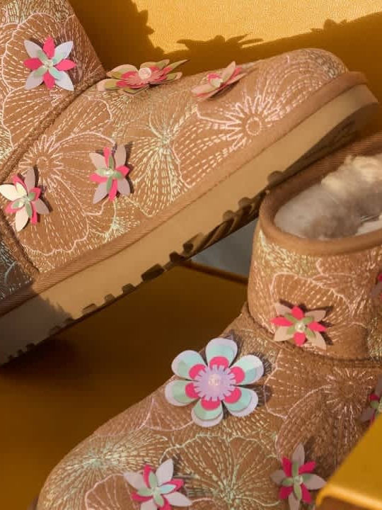 Mini Suede Γυναικεία Μποτάκια Αστραγάλου Chestnut