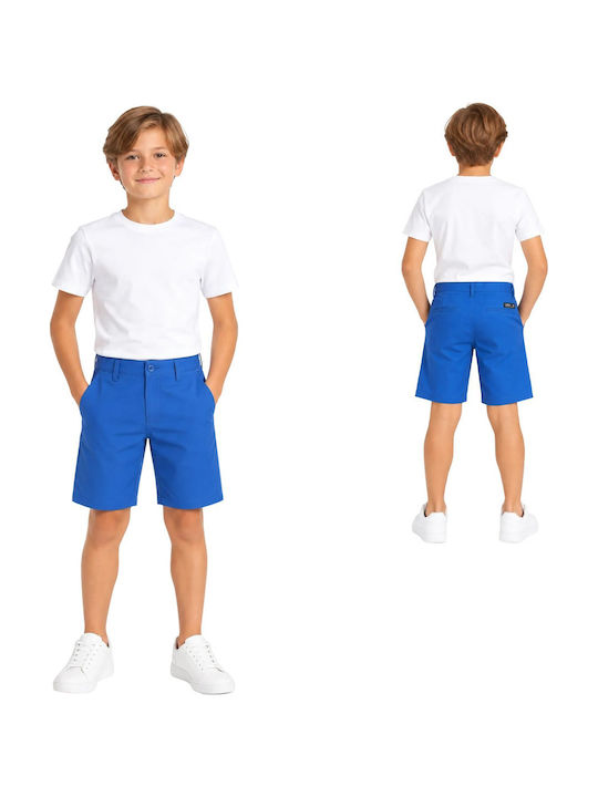 Pantaloni Scurți/Bermude Pentru Copii Din Țesătură Albastru