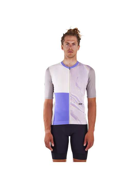 Santini Tricou De Ciclism Cu Mâneci Scurte Pentru Bărbați Violet