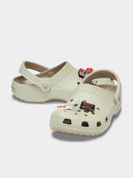 Crocs Classic NBA Chicago Bulls Мъжки Бежови Сабо