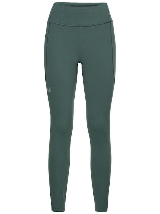 Leggings de Antrenament pentru Femei cu Talie Înaltă Verzi