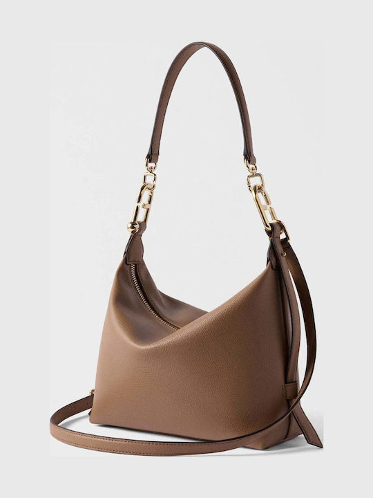 Hobo-Tasche aus Leder für Damen Toffee 4489s
