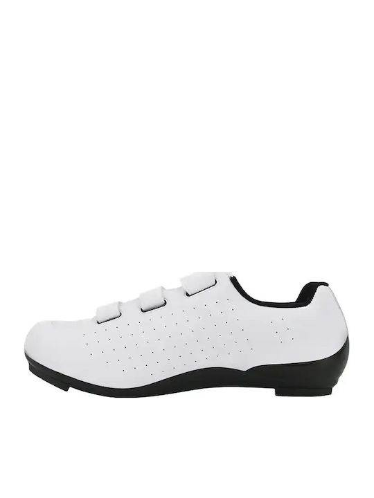 FLR F-17 Unisex Low Road Cycling Shoes White