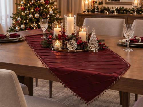 Linea Home Față De Masă Bordo Linea Home Față De Masă Bordo