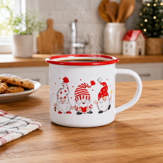 Rosberg Christmas Cup White 9x9cm 500ml