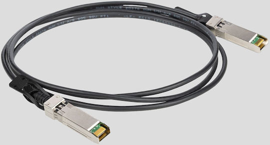 Lanberg Καλώδιο Οπτικής Ίνας SFP+ 1m Μαύρο