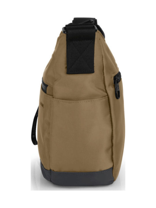 Boreal Beige / Brown Fabric Women’s Shoulder Bag