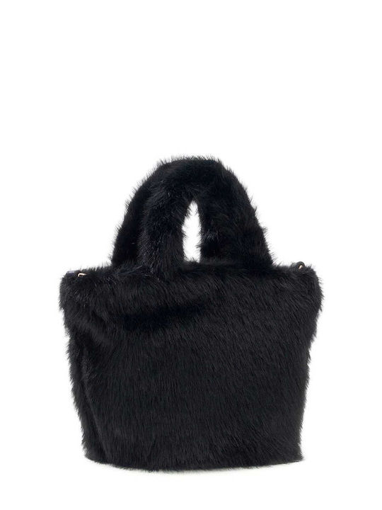Fur Women's Tote Bag Black