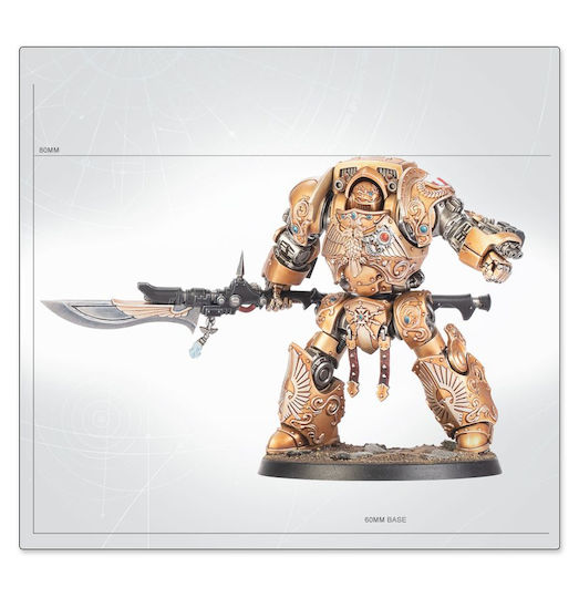 Miniatură Dreadnought Custodian Legio Custodes Warhammer Horus Heresy