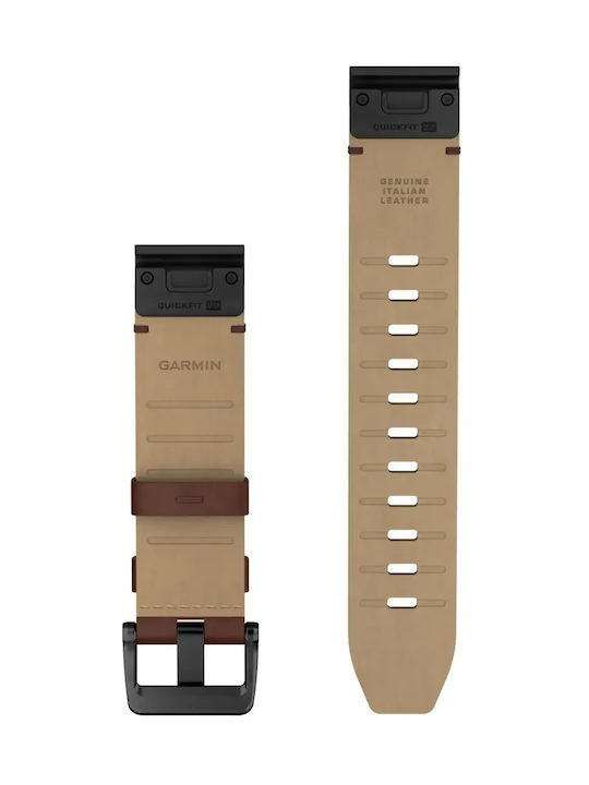 Garmin Quickfit 22 Curele din piele maro negru Garmin Quickfit 22 Curele din piele maro negru
