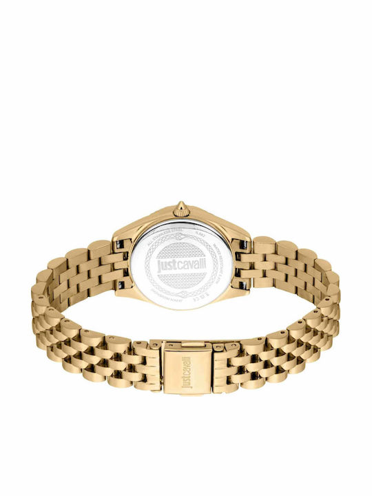 Women's 28mm Battery-Powered Watch with Gold Stainless Steel Bracelet